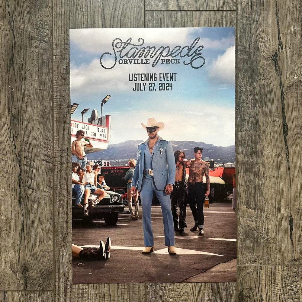 Orville Peck Stampede Cowboy Album Music Promo Listing Event Poster Print